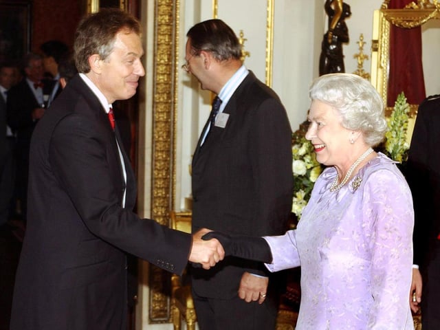 Tony Blair was the first British prime minister to be born after the second world war and Queen Elizabeth II's ascent to the throne. This fact was not lost on her Majesty, who commented to Blair: "You are my tenth prime minister. The first was Winston. That was before you were born."