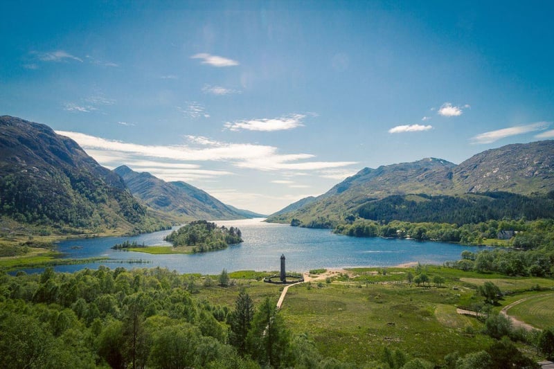 With both the Glenfinnan Viaduct and Glenfinnan Monument on its north bank, Loch Shiel isn't short of dramatic views. The 19.5 square kilometre loch has made its mark on popular culture, featuring as the Black Lake in Harry Potter and the birthplace of Connor MacLeod in the Highlander film franchise.