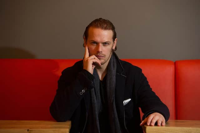 Sam Heughan is one of the most high-profile Scottish celebrities to support the independence cause. Picture: John Devlin