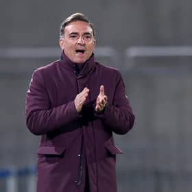 Former Sheffield Wednesday and Swansea City manager Carlos Carvalhal has been in charge of Braga since July 2020. (Photo by NIKOLAY DOYCHINOV/AFP via Getty Images)
