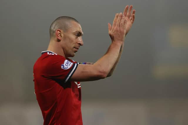 Aberdeen skipper Scott Brown salutes the visiting fans - was he man of the match? Maybe (Photo by Craig Williamson / SNS Group)