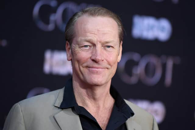 Iain Glen, who stars in Amazon Prime Video's The Rig, at the Game of Thrones season eight premiere in New York in 2019. Pic: Stephen Lovekin/Shutterstock