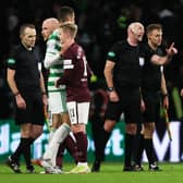 Bobby Madden's officiating angered Hearts players and management. (Photo by Craig Williamson / SNS Group)
