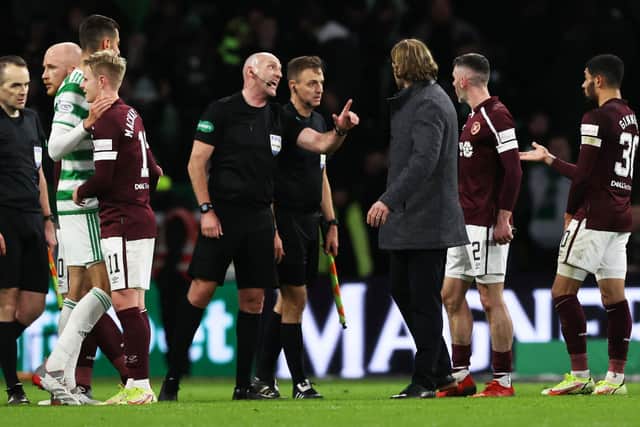 Bobby Madden's officiating angered Hearts players and management. (Photo by Craig Williamson / SNS Group)