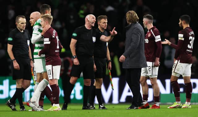 Bobby Madden's officiating angered Hearts players and management. (Photo by Craig Williamson / SNS Group)