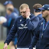 Gregor Townsend (right) and Finn Russell won't be working together this autumn.