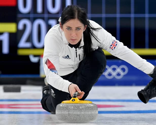 Eve Muirhead of Team Great Britain competes at the Beijing 2022 Winter Olympic Games. Picture: Justin Setterfield/Getty Images