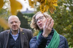 Scottish Green Party leaders Patrick Harvie and Lorna Slater. Photo: Jane Barlow/PA Wire