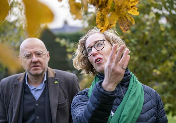 Scottish Green Party leaders Patrick Harvie and Lorna Slater. Photo: Jane Barlow/PA Wire