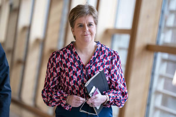 Former first minister Nicola Sturgeon in the Scottish Parliament this week. Picture: Jane Barlow/PA Wire