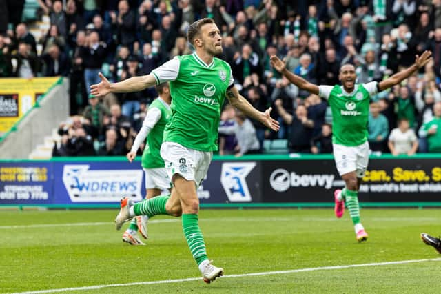 Dylan Vente has already scored five times for Hibs since joining in August.