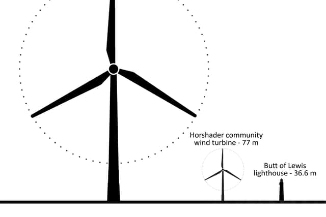 The community on Lewis said they were told the turbines could be 350m tall (pic: Sarah McDonald)