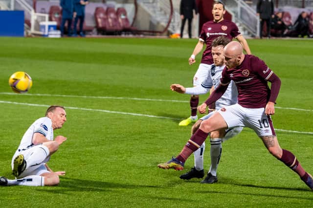 Clinical Hearts striker Liam Boyce put Alloa to the sword.