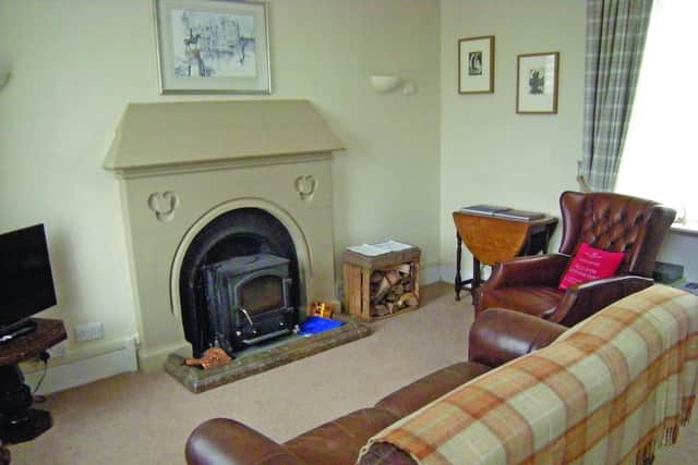 Lord Lovat's waiting room at Beauly Station has been converted into holiday accommodation. Picture: Anne-Mary Paterson