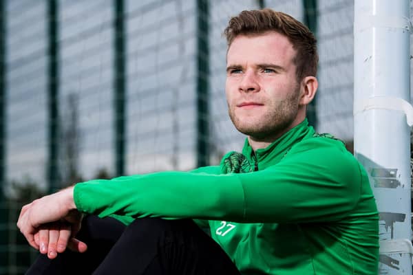 Chris Cadden is hoping to help Hibs over the finishing line as the league season edges closer to what he hopes will be a satisfying conclusion. Photo by Ross Parker / SNS Group