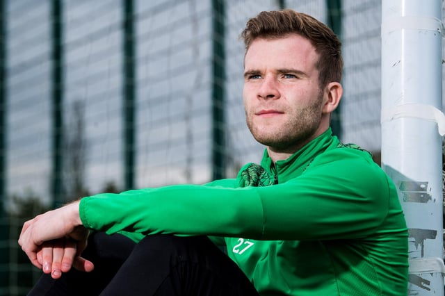 Chris Cadden is hoping to help Hibs over the finishing line as the league season edges closer to what he hopes will be a satisfying conclusion. Photo by Ross Parker / SNS Group