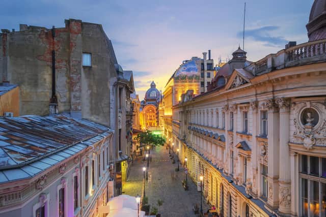 Bucharest Old Town. Pic: Alamy/PA.
