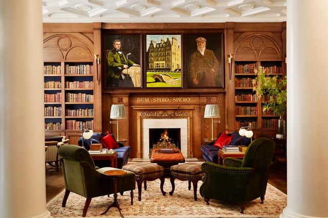 The hotel at Rusacks St. Andrews has 120 guest rooms, and a range of culinary outlets.