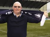 John McGlynn is unveiled to the media as the new manager of Falkirk.