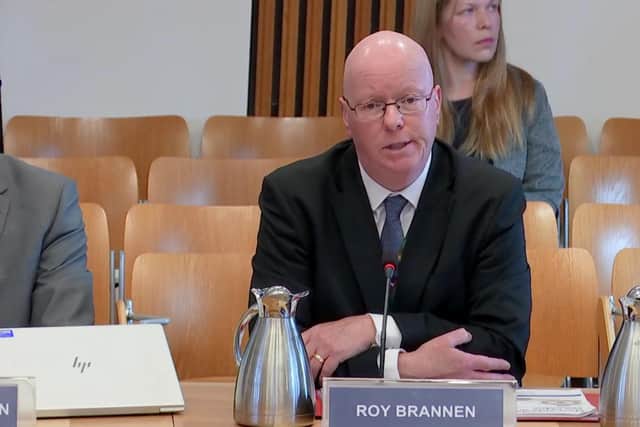 Roy Brannen told MSPs the decision to award ferries contract taken 'entirely' by former transport minister Derek Mackay.