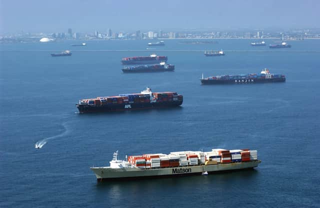 Shipping accounts for some three per cent of total global emissions, equivalent to the world’s sixth largest polluting state (Picture: David McNew/Getty Images)