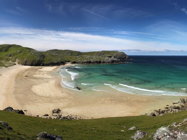 The number one spot goes to Dalmore Beach - a magnificent and unspoilt sandy beach on the Atlantic Coast of the Isle of Lewis.