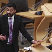Humza Yousaf said he was not shocked by the racist abuse and threats made against him (Picture: Fraser Bremner/pool/Getty Images)