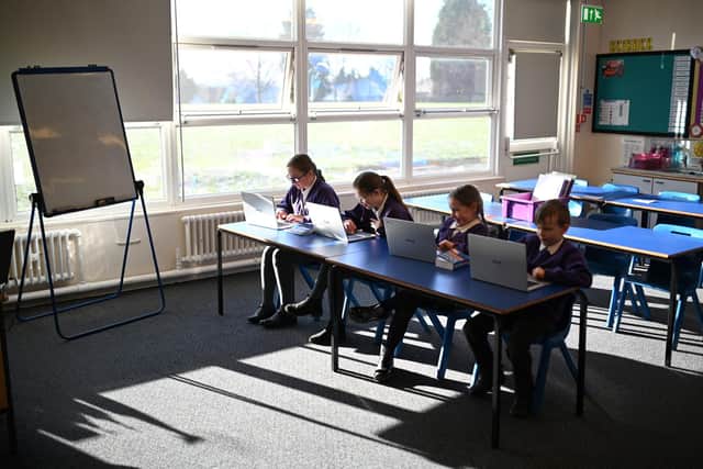 The ease of access to artificial intelligence can have an effect in the classroom (Picture: Oli Scarff/AFP via Getty Images)