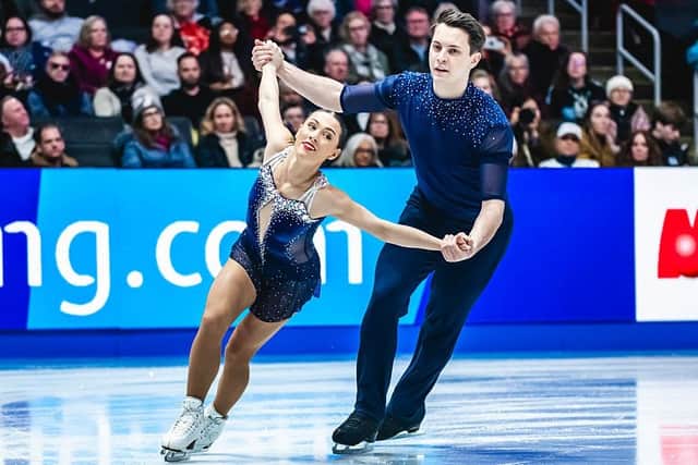 Luke Digby and Anastasia Vaipan-Law representing Great Britain at last year's World Championships. This week they are in Sheffield for the Europeans.
