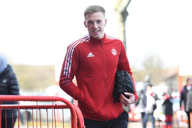 Aberdeen's Lewis Ferguson is nearing a £3m move to Serie A side Bologna. (Photo by Ross MacDonald / SNS Group)