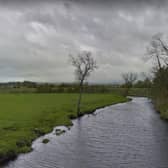 River Gryfe, near to where the rescue happened  picture: Google maps