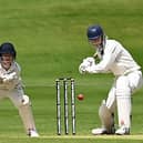 Chris Aitchison keeps his eye on the ball batting for Heriot's against RH Corstorphine. Picture: John Devlin