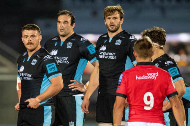 Richie Gray playing for Glasgow Warriors against Newcastle. Picture: Ross MacDonald/SNS