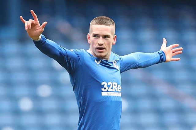 Ryan Kent of Rangers. (Photo by Ian MacNicol/Getty Images)