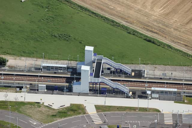 The newly refurbished £14.5 million Kintore station has two platforms, 168 parking spaces – 24 of which have electric vehicle charging ports – and bike storage, and is fully accessible.