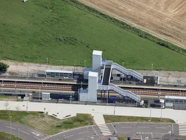 The newly refurbished £14.5 million Kintore station has two platforms, 168 parking spaces – 24 of which have electric vehicle charging ports – and bike storage, and is fully accessible.