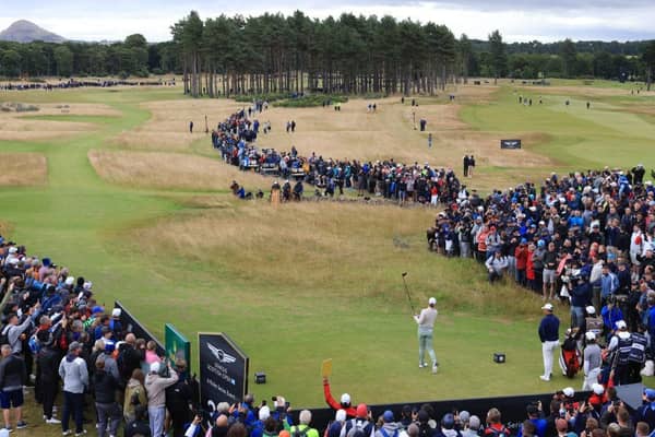 Helped by Rory McIlroy being in the field and winning for the first time in the home of golf, big crowds turned out for the Genesis Scottish Open at The Renaissance Club in July. Picture: Stephen Pond/Getty Images.