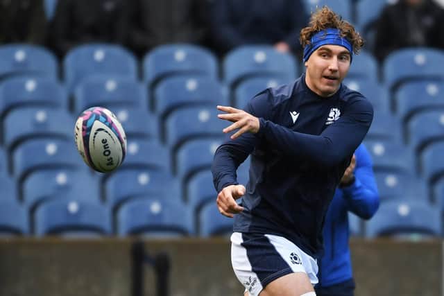 Captain Jamie Ritchie wants Scotland to impose their own game on Fiji at BT Murrayfield. (Photo by Ross MacDonald / SNS Group)