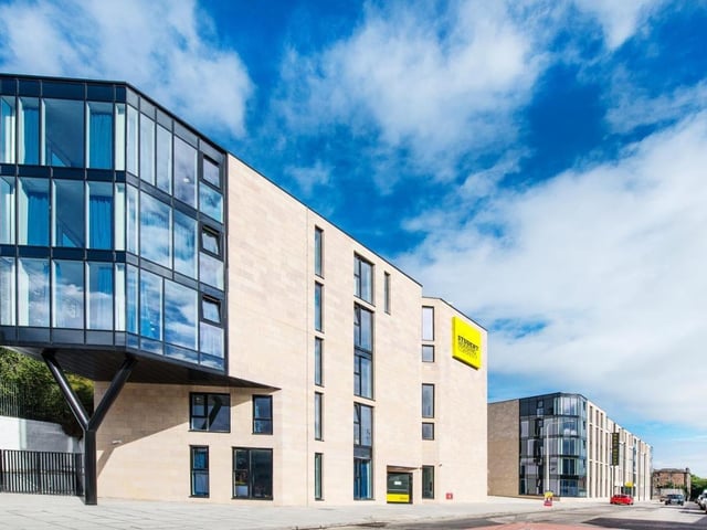 Another piece of student accomodation - this one in a futuristic glass building - Destiny Student Brae House is perfect for those wanting to stay in the heart of the action, sitting at the foot of the Royal Mile near Holyrood Palace. Two nights at the weekend costs from £422.