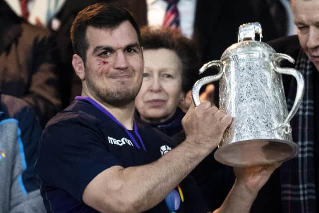 The 38-38 draw at Twickenham enabled the Scotland captain to keep his hands on the Calcutta Cup