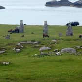 Gable ends of former homes on Eriskay in the Outer Hebrides. Figures released in the newly digitised 1921 Census show that Gaelic-only speakers in Scotland fell by almost a half in the decade leading up the count, with the loss of life in World War One partly attributed to the unprecedented decrease. PIC: Rob Farrow/geograph.org