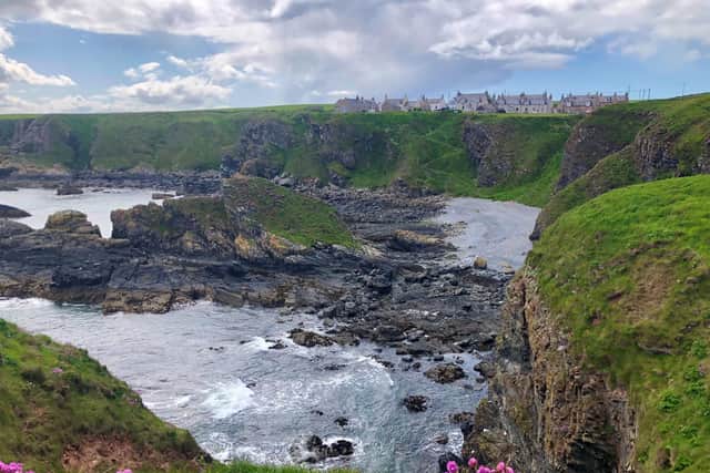 Whinnyfold, the next village along the coast, where Bram Stoker also stayed on his holidays (Pic: Dacre Stoker)