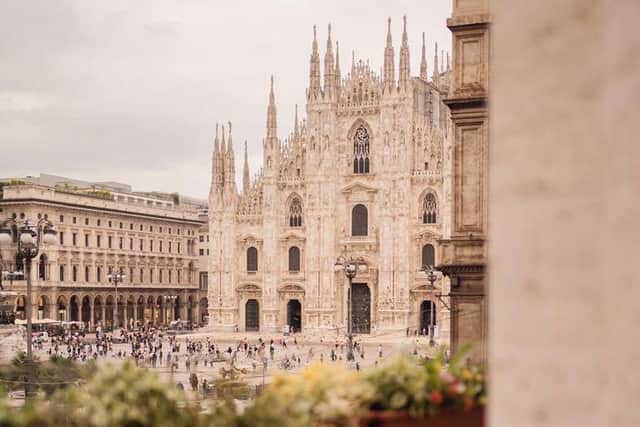 View of the Duomo from the ODSweet hotel, Milan. Pic: Contributed