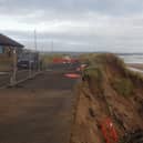 Storm Babet caused significant damage to the beach promenade in Montrose (pic: Angus Council)