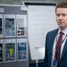 DCI Ian Buckells was revealed as the arch villain H in the series finale (Photo: BBC)