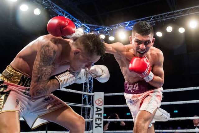 Although he lost the bout, he caught promoter Eddie Hearns' eye and earned a place in the Matchroom stable of boxers. (Photo by Paul Devlin / SNS Group)