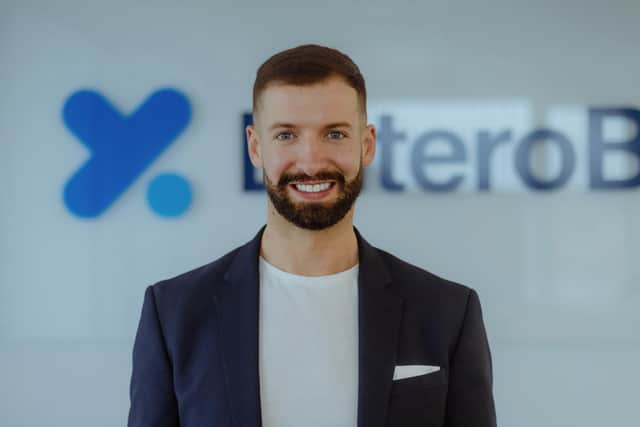 Dr James McIlroy started the company while training to be a doctor after recognising the untapped therapeutic potential of the gut microbiome. Picture: Mark Liddell