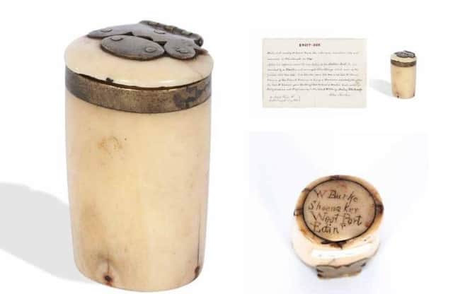 The snuff box is thought to have been confiscated by a prison warder. Picture: Bonhams