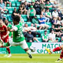 Clarkson opened the scoring with this effort against Hibs.