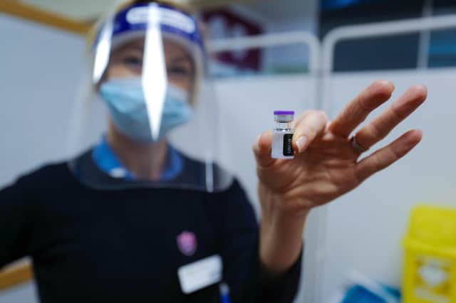 A nurse prepares a dose of Covid vaccine (Picture: Hugh Hastings/Getty Images)